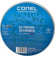 CONEL Trennscheiben 125x1,0 EXTRA CONEL ROT A60VF41 INOX extra dünn 10er Pack