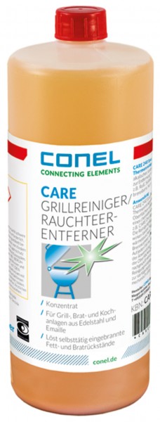 CONEL Grillreiniger und Rauchteer-Entferner CARE 1 LITER Reiniger Backofen Fett