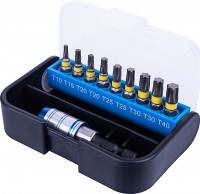 CONEL Mini Bit-box 10-tlg.Torx Bits und Schnellwechselhalter Profi Tool Handwerker